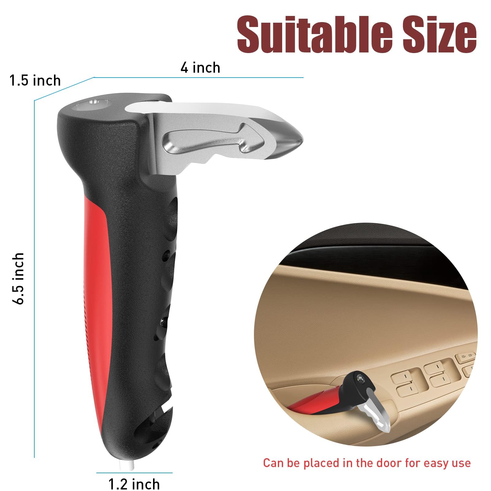 Byojia 5 In 1 Vehicle Support Handles Elderly Portable Automotive Door Assist Handles Multifunction Car Handle For Elderly And H